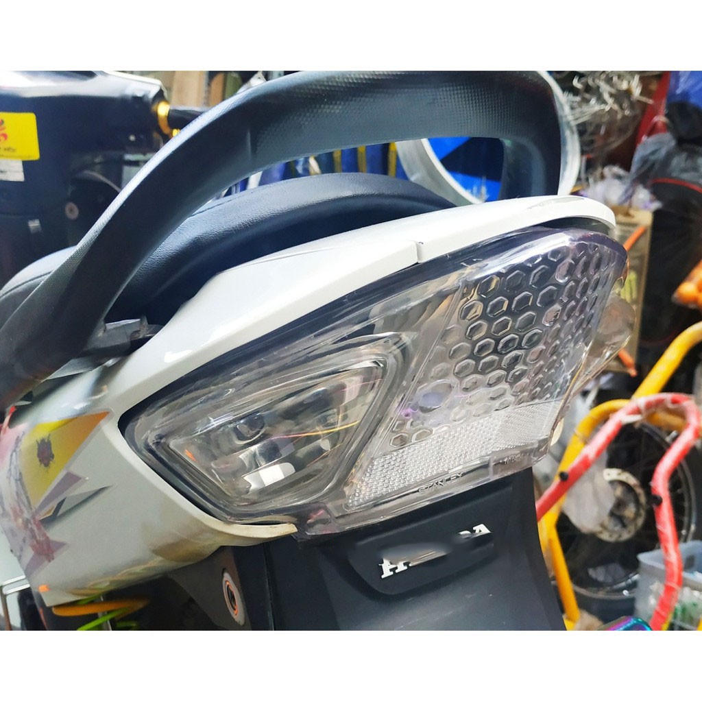 Nắp hậu hậu trắng cho wave 2006> 2016, wave rs , wave s100