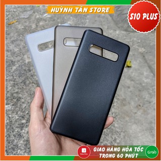 Ốp lưng Samsung S10 Plus dẻo nhựa siêu mỏng giấy chống bám vân tay, chất lượng như hãng Memumi