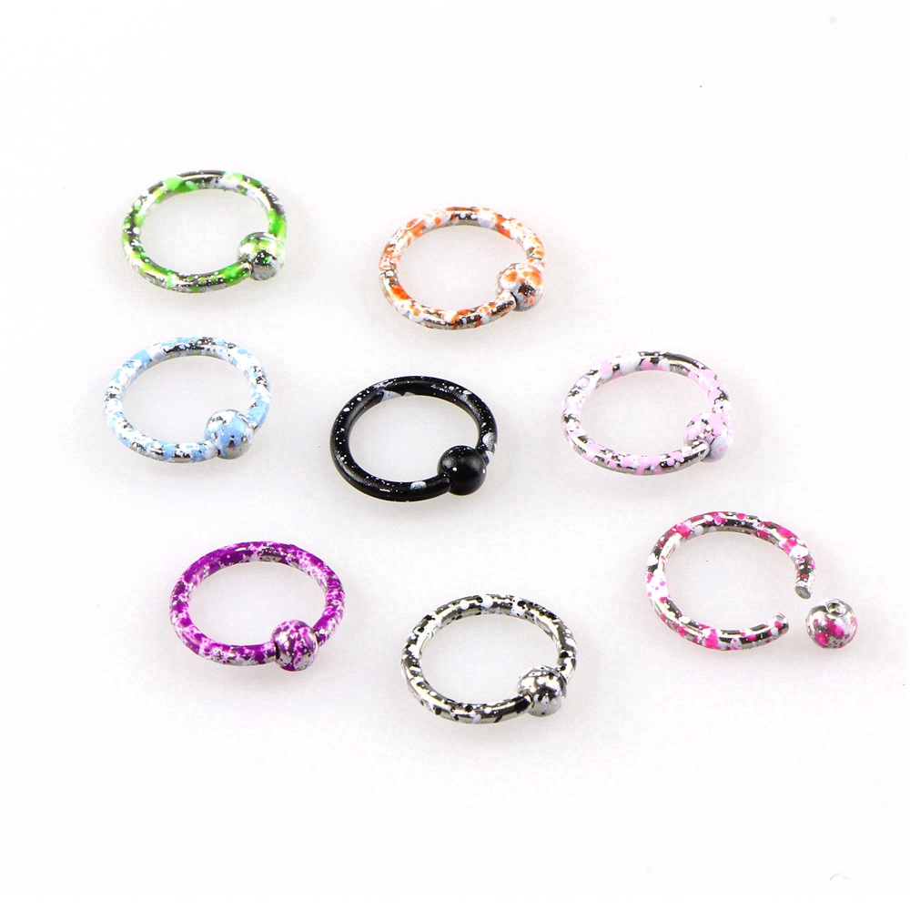 Set 8 Khuyên mũi không bấm lỗ thời trang