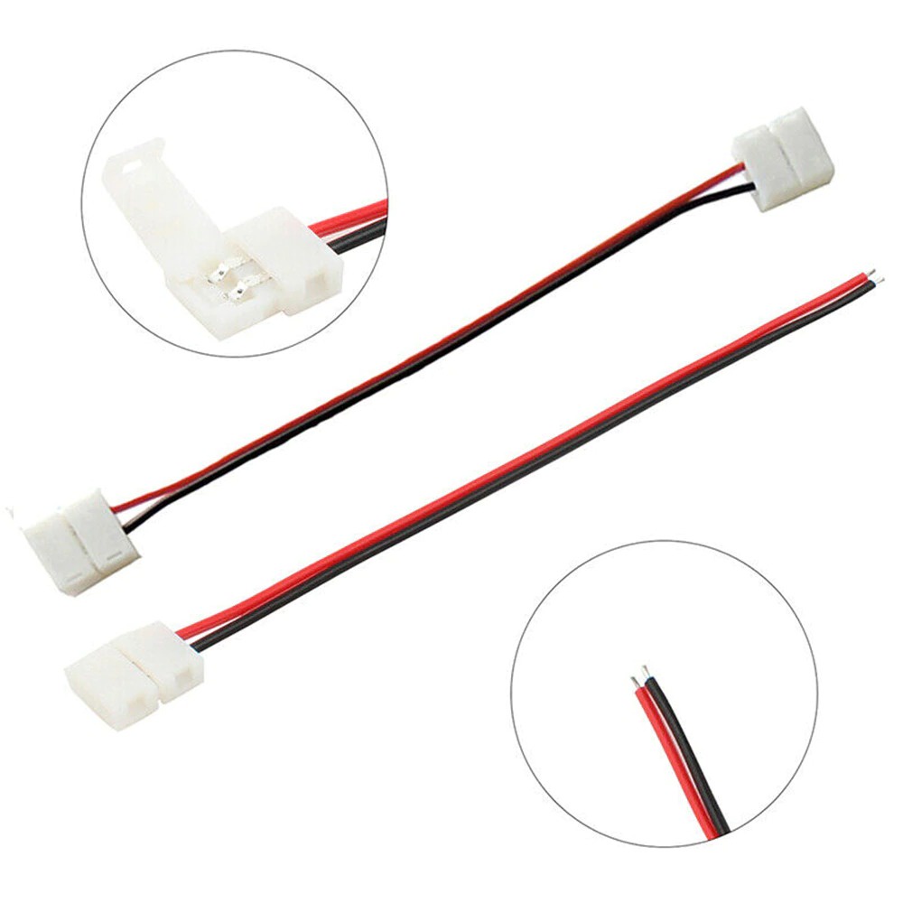 Đầu nối, nối giữa, nối góc  LED dây 2pin 4pin phù hợp với LED dán 2835, 5050