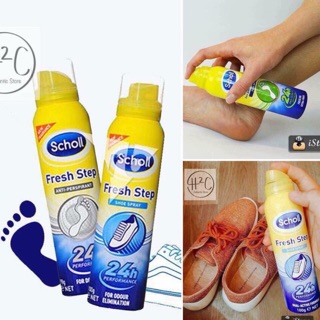 Xịt khử mùi chân, giày Scholl Fresh Step Thái Lan