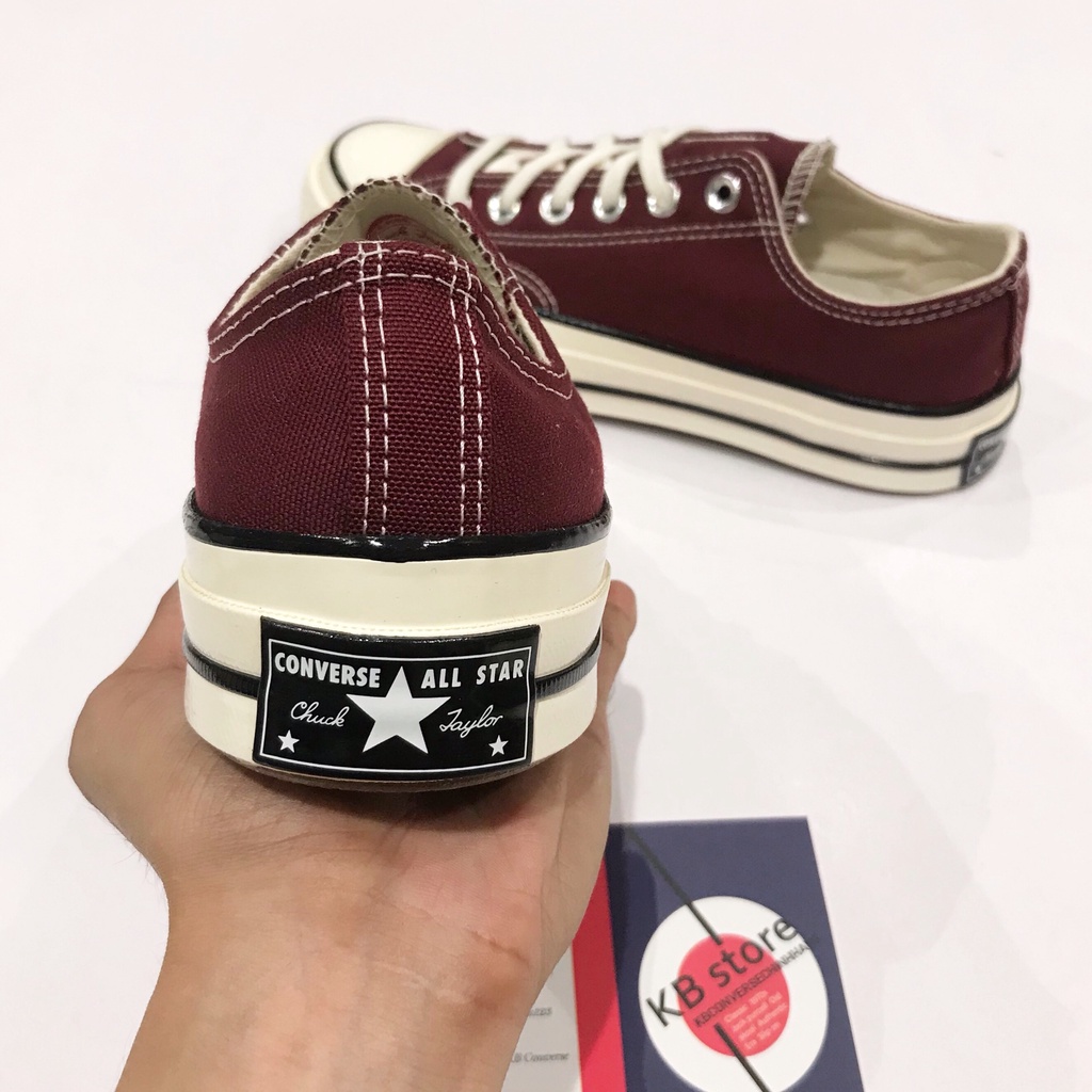 Giày Converse 1970s đỏ mận cổ thấp chính hãng