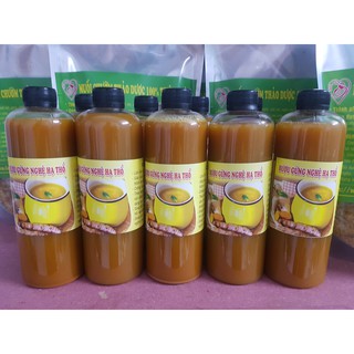 Set 2 Chai Cốt Gừng Nghệ Hạt Gấc Hạ Thổ Làm Đẹp Sau Sinh Body & Mặt HANDMADE