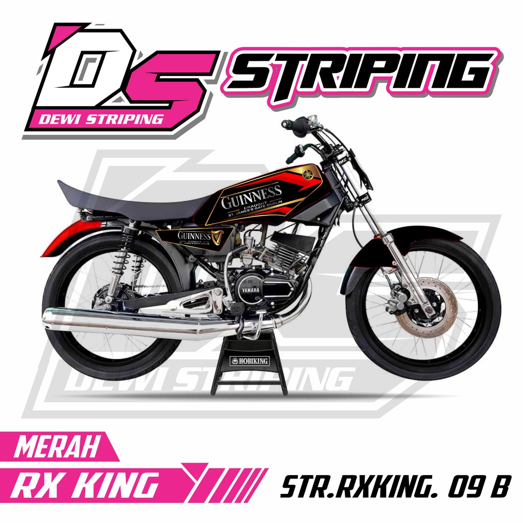 Miếng Dán Trang Trí Xe Mô Tô Yamaha Rx King Best 009 Guinness