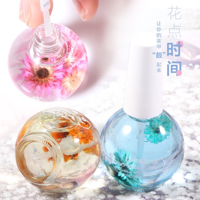 Dầu oil tháo móng úp .Dưỡng viền móng tay mềm da mùi thơm hoa 10ml