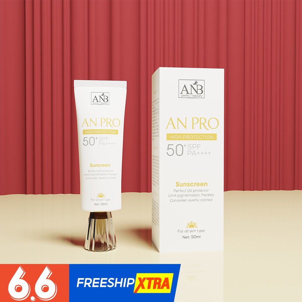 [HÀNG CHÍNH HÃNG]Kem Chống Nắng An Pro Tâm An - Chống tia UV SPF50+ PA++++ 50ml An Toàn Tuyệt Đối Cho Da