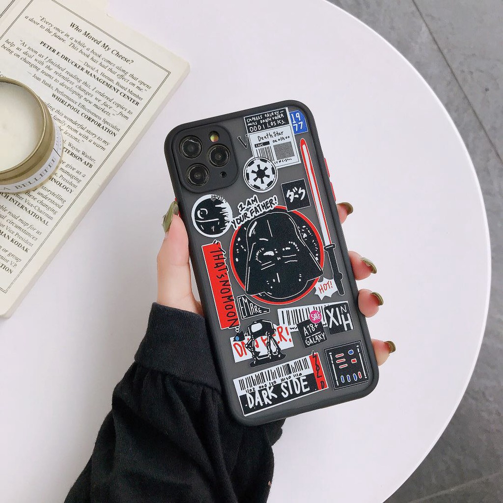 Ốp điện thoại nhựa cứng cạnh TPU Silicon in Star Wars 2020 cho iPhone 12 pro 6 6s 7 8 Plus X XS MAX XR 11 12 pro max