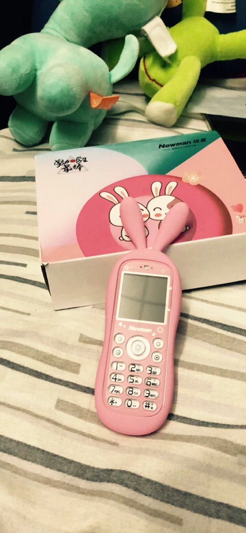 Máy điện thoại tai thỏ siêu yêu lắp được 2 sim