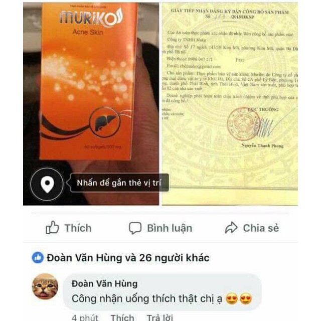🔰 🔰 VIÊN UỐNG CHO DA MỤN MURIKO - GIẢI PHÁP "TIÊU DIỆT" MỤN TẬN GỐC TỪ BÊN TRONG. | BigBuy360 - bigbuy360.vn