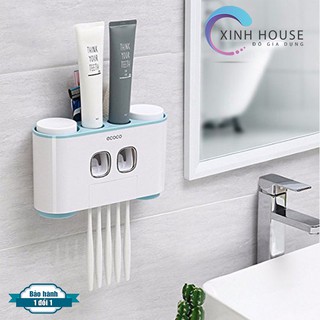 Bộ Nhả Kem Đánh Răng Cao Cấp ECOCO 4 cốc