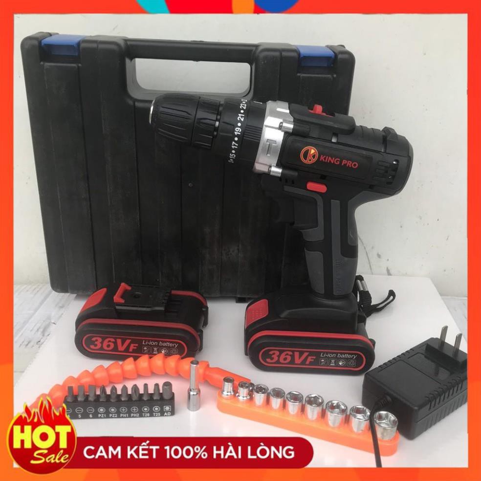 [Hàng Tốt] Máy khoan pin Hitachi 36V 3 chức năng động cơ dây đồng 100%