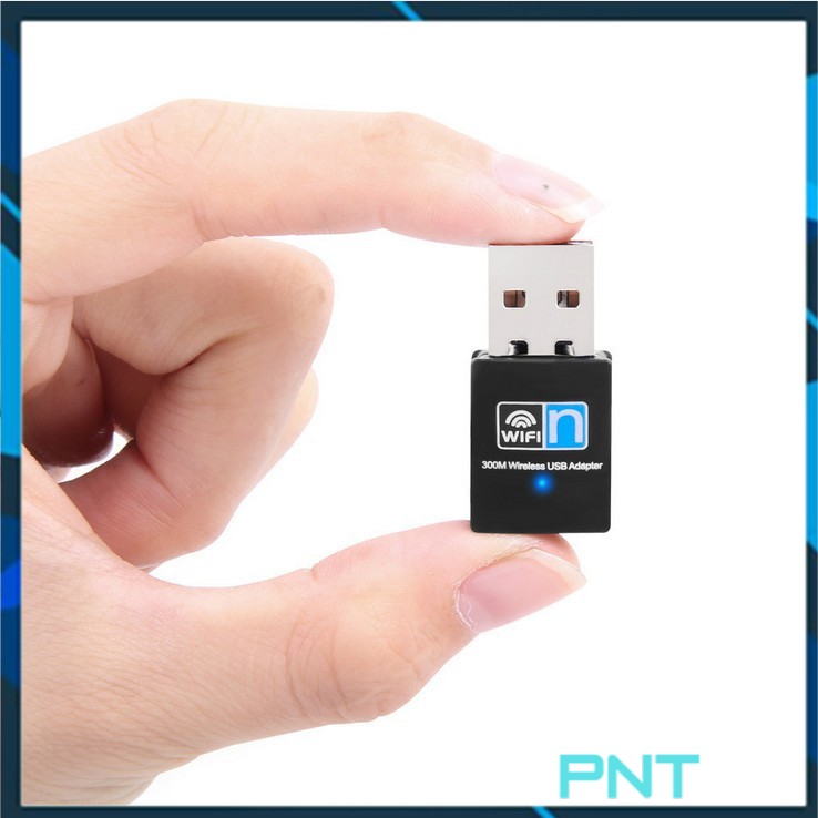 USB wifi -usb thu sóng wifi cực mạnh tốc độ 300Mbps cho máy tính, laptop (Không râu)