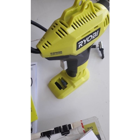 Bộ máy bơm hơi Ryobi nhập Mỹ, chính hãng, máy và pin sạc