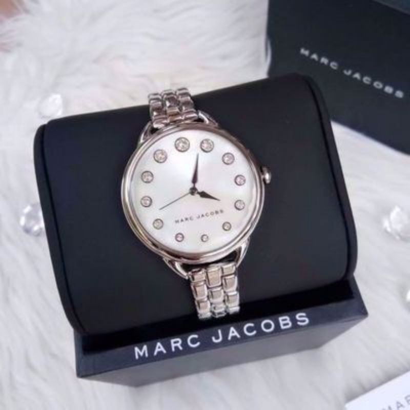 Đồng Hồ Nữ MJ ROUND FACE marcjacobs mặt tròn đá shaphia
