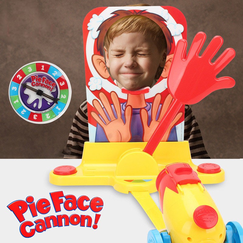 Bộ Đồ Chơi Board Game Pie Face Cannon Vui Nhộn Cho Gia Đình / Bạn Bè