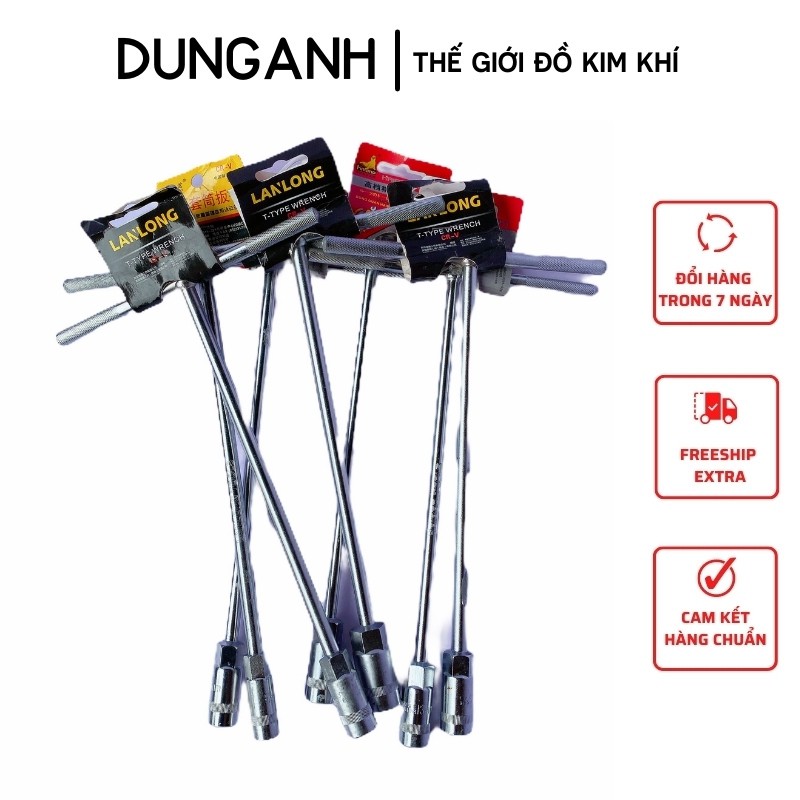Cần chữ T Lanlong tay vặn khẩu chữ T chính hãng - Kim Khí Dung Anh
