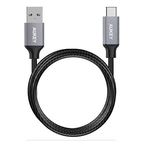 CÁP TYPE-C USB 3.0 AUKEY DÀI 30CM HỖ TRỢ SẠC NHANH QC3.0 ( No box)