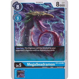 Thẻ bài Digimon - TCG - MegaSeadramon / BT2-029'