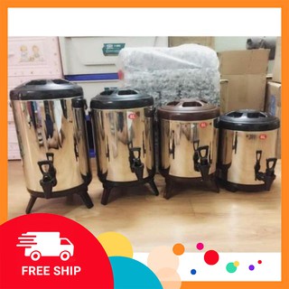 Bình ủ trà sữa, bình giữ nhiệt inox 3 lớp xịn 10L ,12L  GDTA