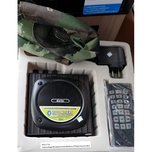 Loa di động bẫy chim chuyên nghiệp daille Q92 bluetooth