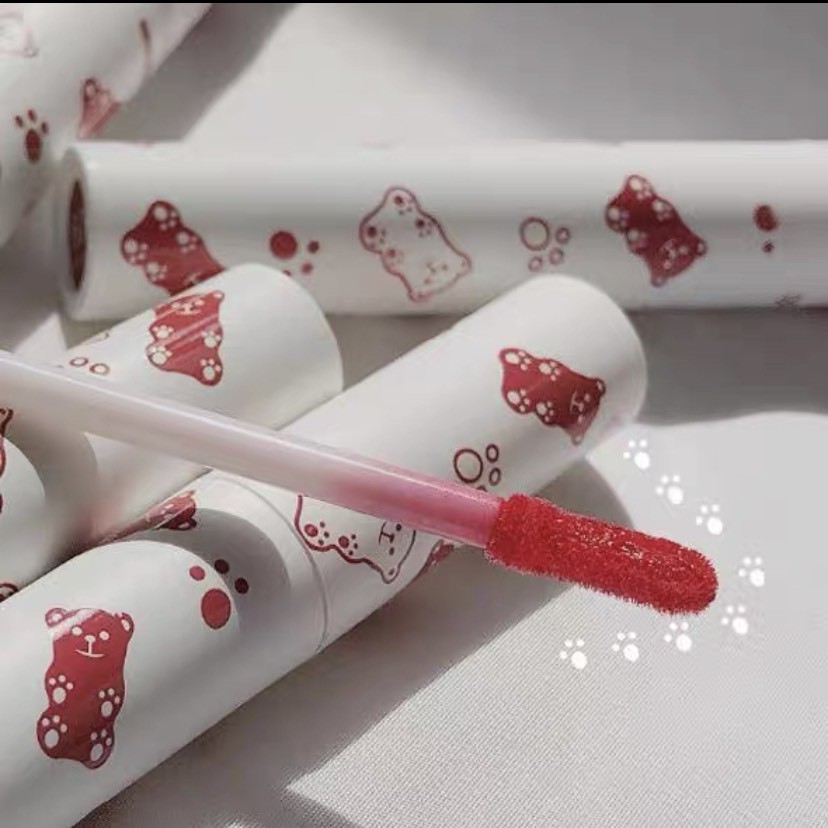 Son kem gấu HERORANGE mịn mướt lâu trôi dễ thương Light Silky Soft Velvet Lip Gloss HERO06 | BigBuy360 - bigbuy360.vn