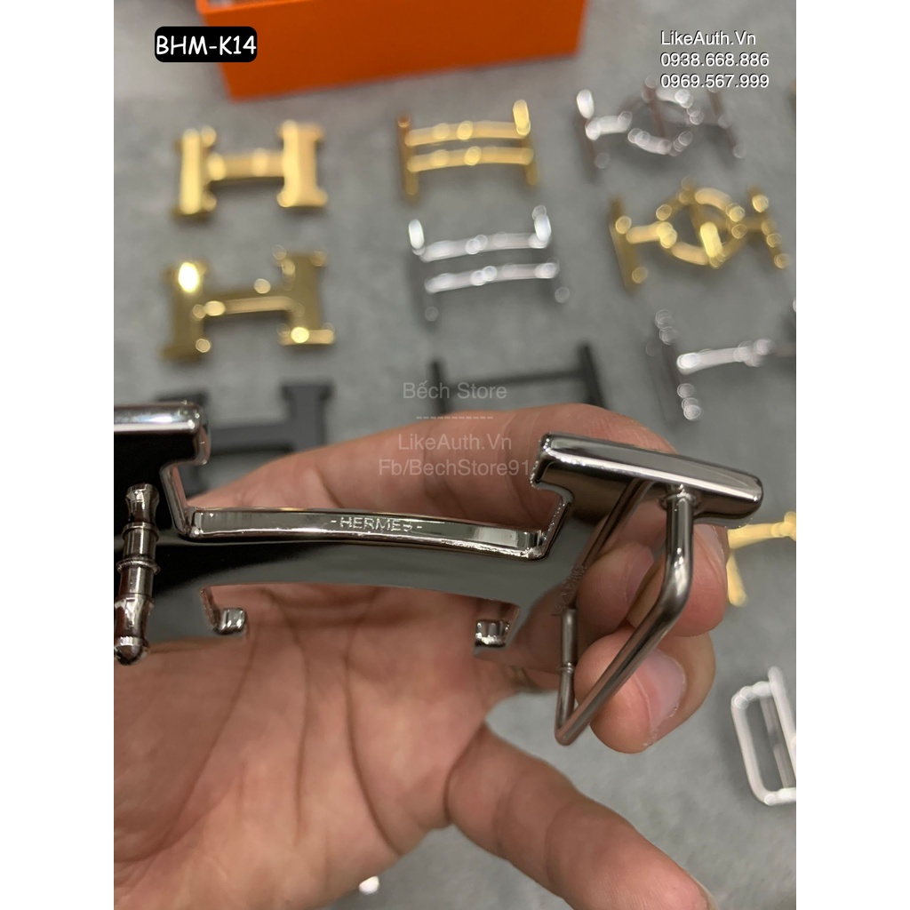 ❣️ℍ𝕖𝕣𝕞𝕖𝕤 Mặt Khoá Chữ H sần bê tông❣️❣️❣️ Bếch Store (chỉ mặt khoá đơn không kèm dây)