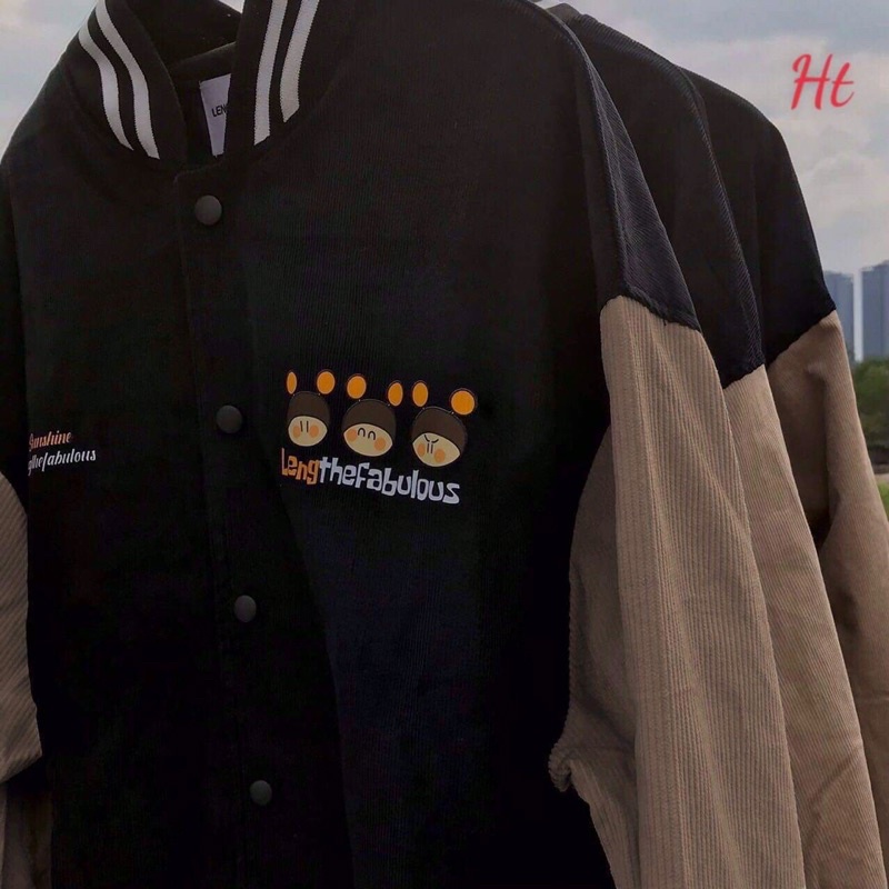Áo Bomber/ Áo khoác nhung tăm Cầu Vồng DepEnd