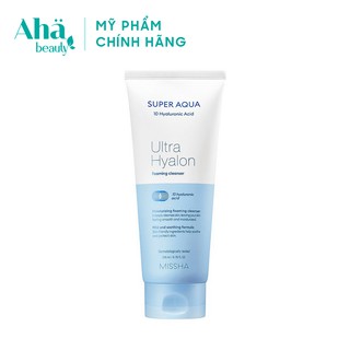 [Có giấy tờ] Sữa Rửa Mặt Missha Super Aqua Ultra Cleansing Foam 200ML