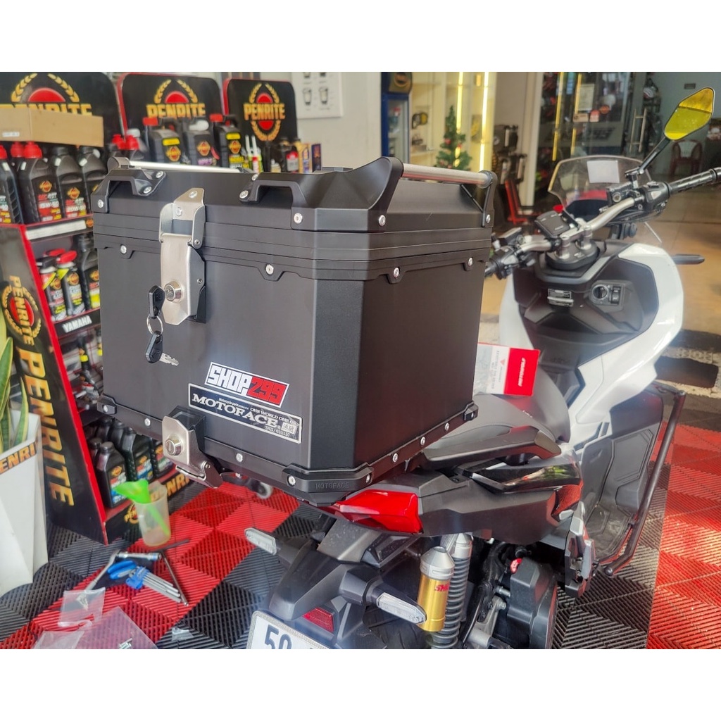 Thùng Nhôm Đen MOTOFACE Chính Hãng 40L