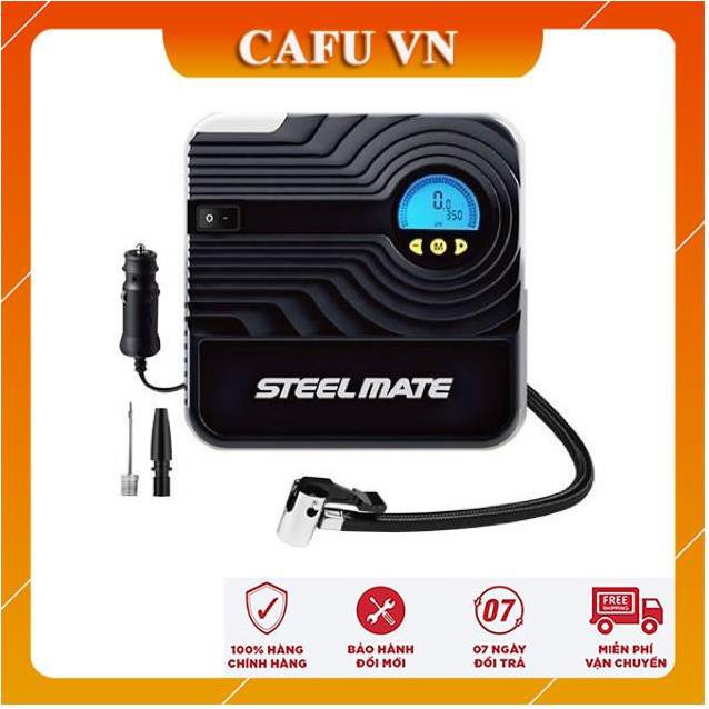 Bơm lốp ô tô Steelmate bơm lốp ô tô có 2 loại đồng hồ cơ và điện tử tự ngắt BH 12 tháng - CAFU VN