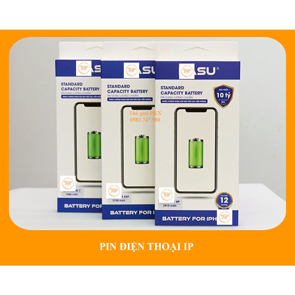 Pin IP5/5s/6/6s/6+/6s+/7/7+/8/8+/X/XSMax BASU tiêu chuẩn xuất khẩu EU