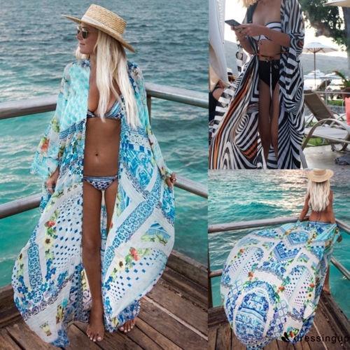 Áo choàng Bikini chất Chiffon thiết kế thanh lịch cho phái nữ | BigBuy360 - bigbuy360.vn