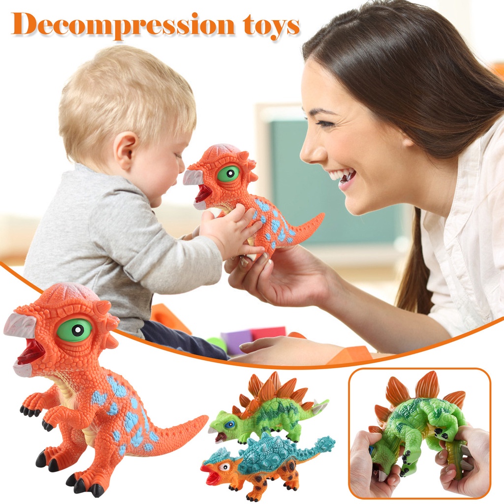 Mô Hình Khủng Long Bằng Cao Su Mềm Cỡ Lớn Dành Cho Bé Trai