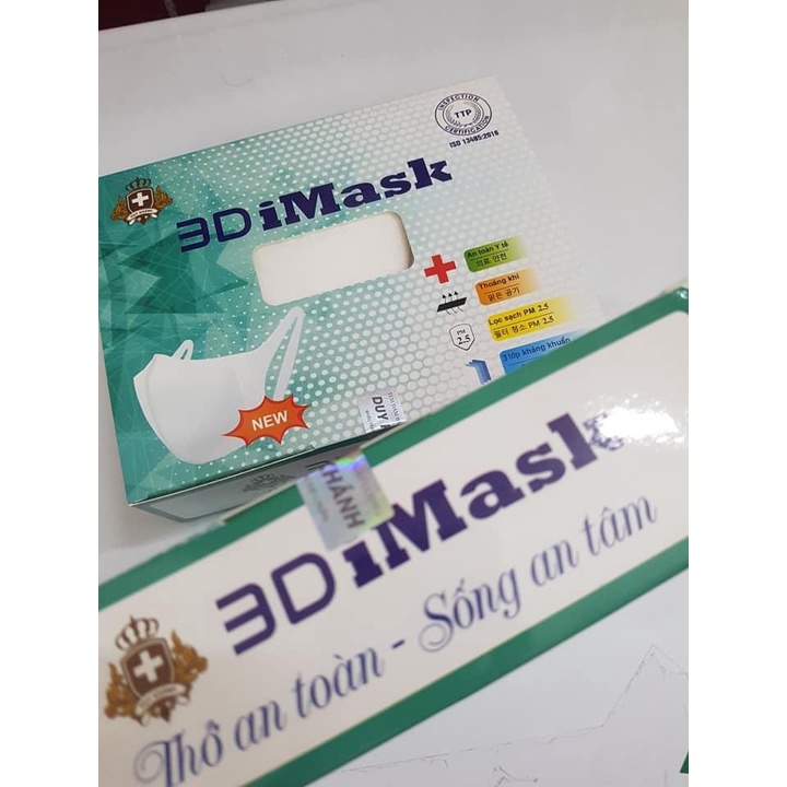 [GIÁ SỈ] Hộp 50 chiếc Khẩu trang 3D Mask Duy Khánh