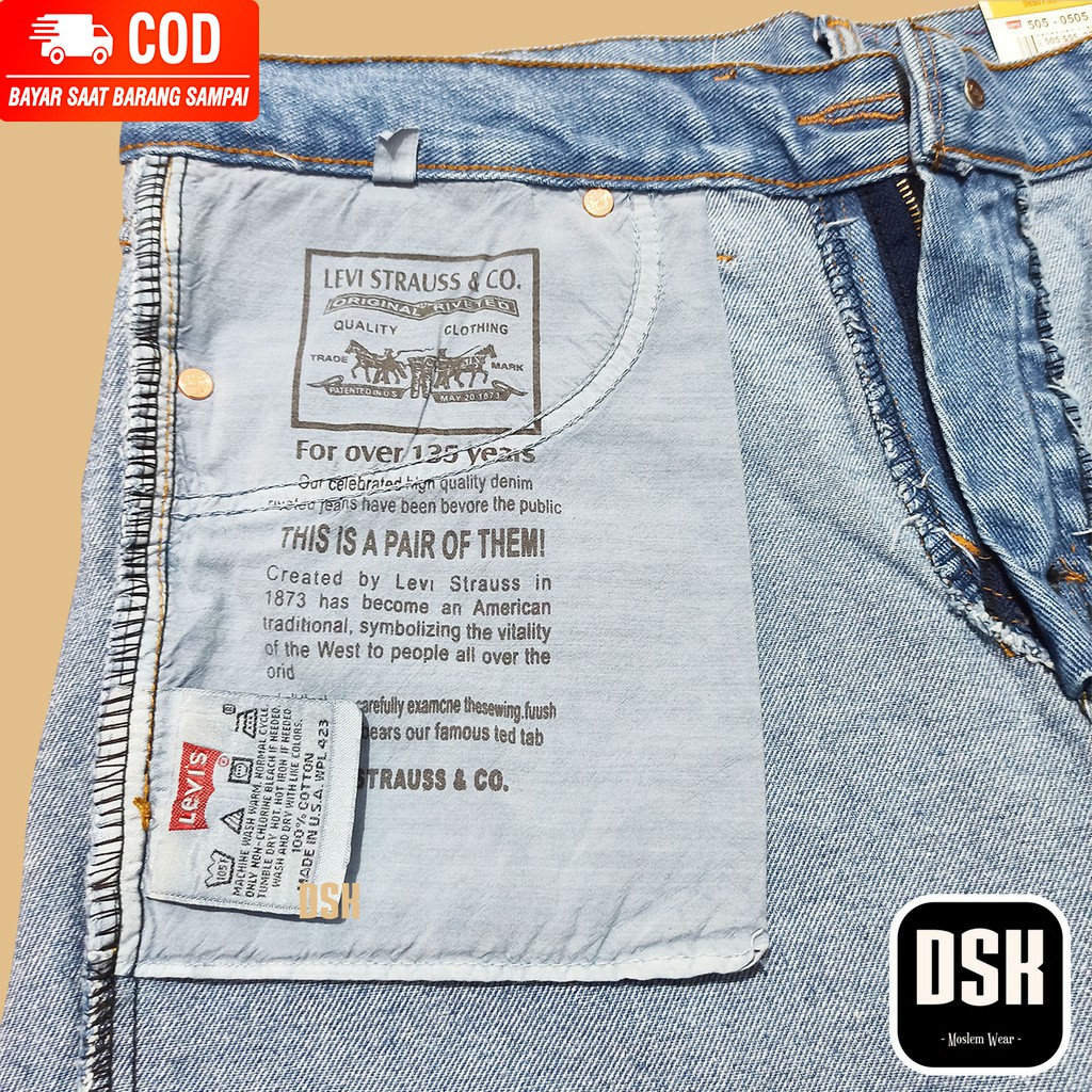 Levis Quần Jeans Nam Ống Đứng Thời Trang 505