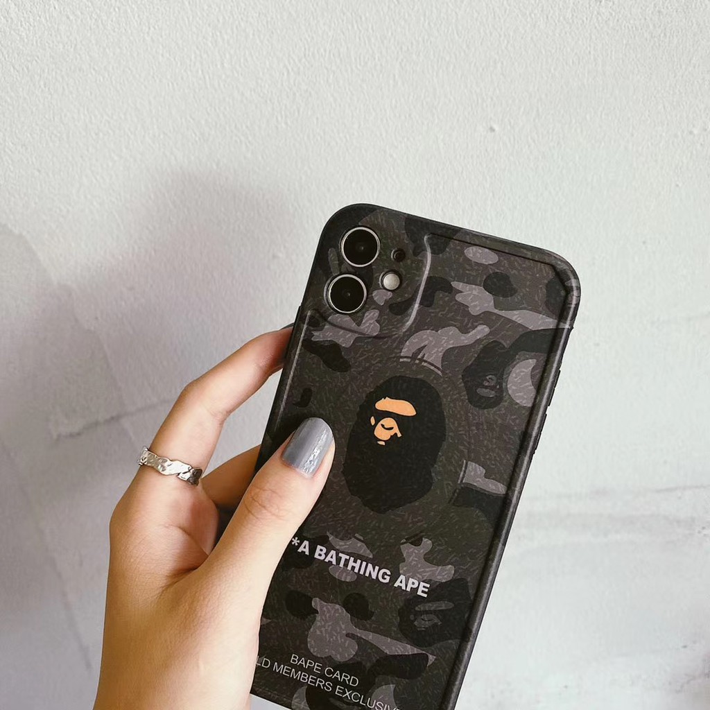 Ốp điện thoại TPU in họa tiết đầu khỉ thời trang cho IPHONE 7 8 X XS XR XSMAX 11 PRO PROMAX | BigBuy360 - bigbuy360.vn