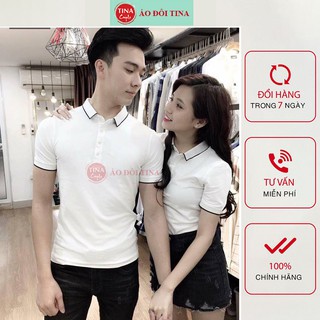 Áo đôi nam nữ Áo đôi polo Áo thun đôi polo đẹp chất thun cotton 100%