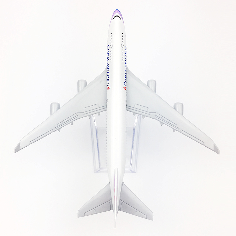 Mô hình máy bay Boeing 747 16CM/20CM bằng hợp kim để trưng bày