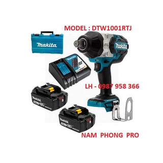 Máy siết bu lông dùng pin makita dtw1001rtj