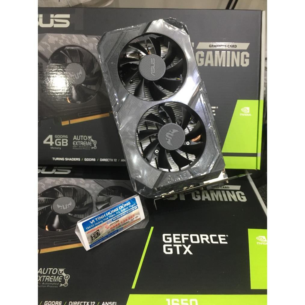 siêu sale_ VGA GTX1650 4GD6-Gaming Asus TUF, GTX1650 MSI 4GD5 Ventus Xs OCV1