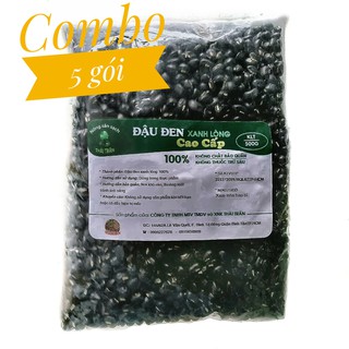 Combo 5 gói Đậu đen xanh lòng 500g