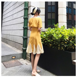 Set váy áo retro phong cách cổ điển