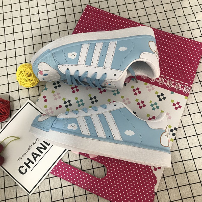 HELLOKITTY Giày Lười Nữ In Hình Mèo Hello Kitty Dễ Thương