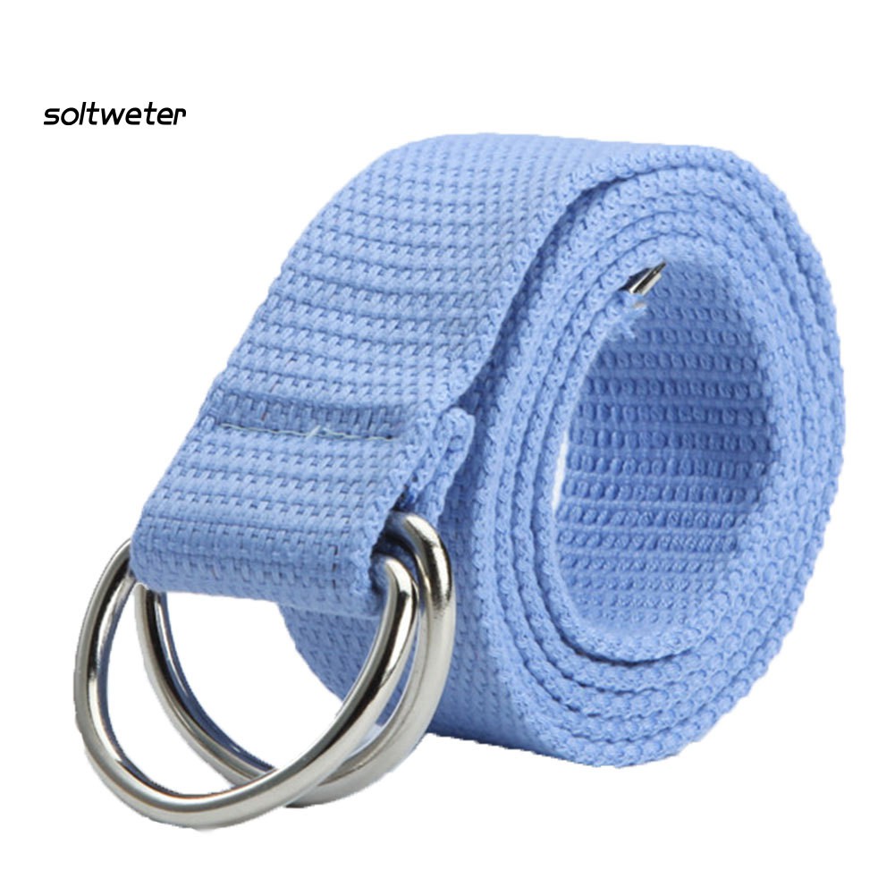 Dây đai bằng vải có khóa gài bằng kim loại thời trang sành điệu cho cả nam và nữ