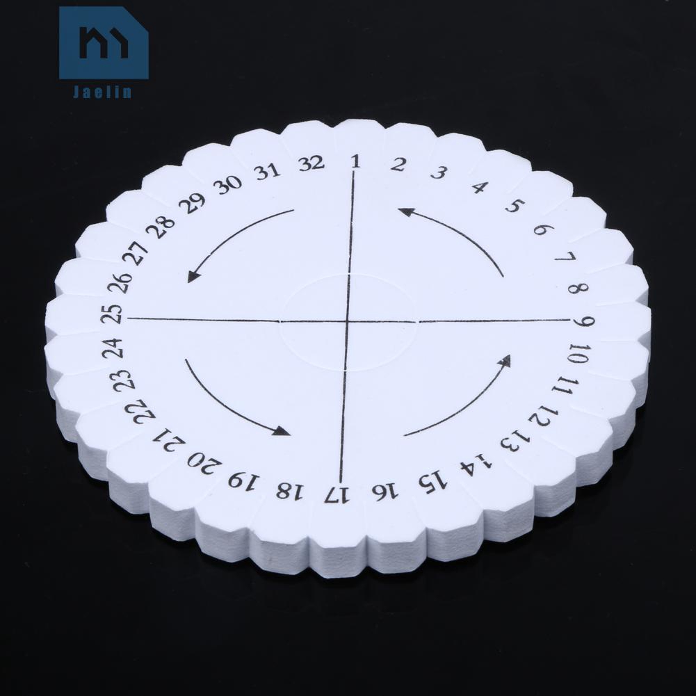 Bộ 2 cái đĩa kumihimo hình tròn/vuông dùng bện dây làm vòng tay