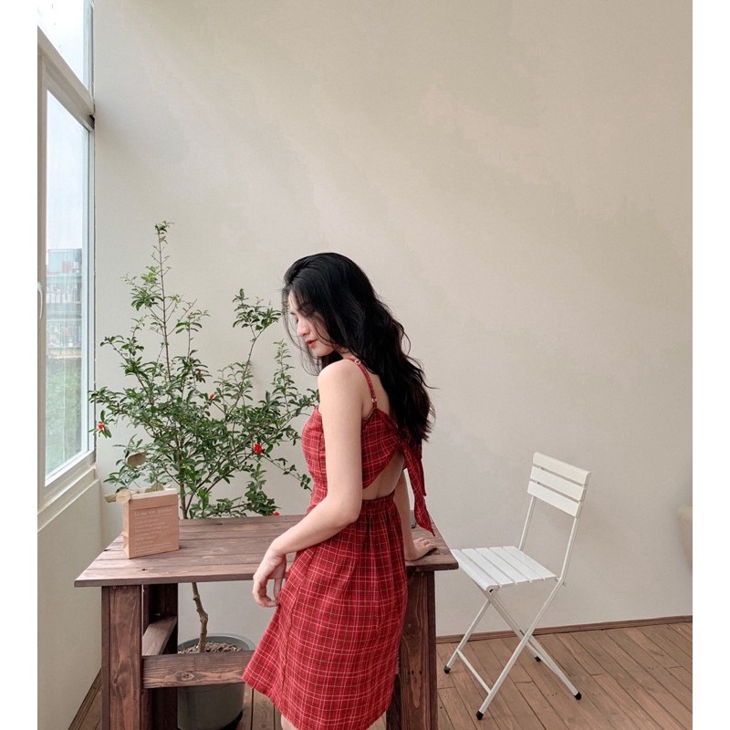 Yếm kẻ 2 dây nơ lưng Y62 SUSTORE | BigBuy360 - bigbuy360.vn