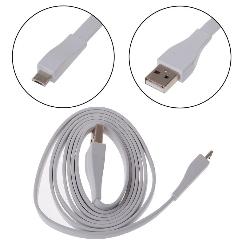 SHAS 1.2m Micro USB PC Charger Flexible Cable Data Transfer USB Extension Cord For Logitech UE BOOM MEGA Wireless Bluetooth Speaker Charger