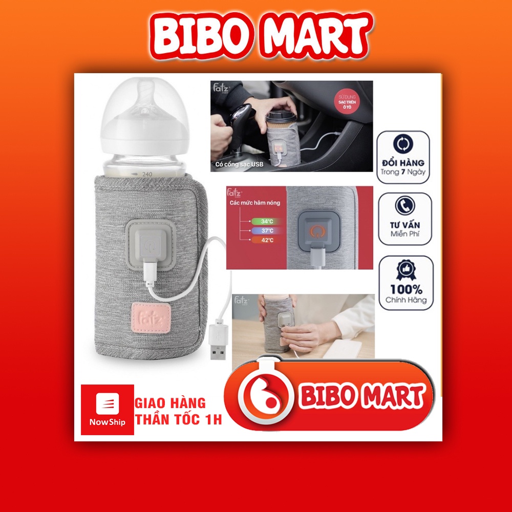 Dụng cụ giữ nhiệt bình sữa cao cấp, máy hâm bình sữa xách tay Túi ủ sữa thông minh cho bé, tiện lợi, di động