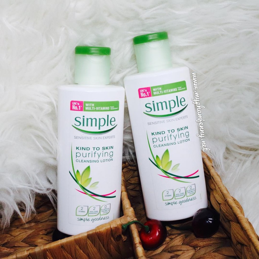 Sữa Tẩy Trang Simple Kind To Skin Purifying Cleansing Lotion
