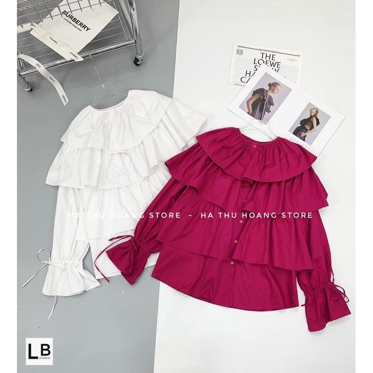 Áo Bèo Tầng Thô Lụa